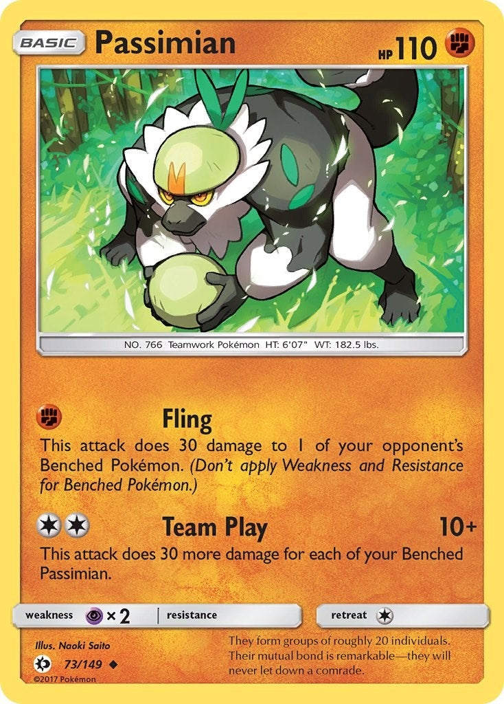 Image for Passimian (73/149) (SM Base Set) - Pokemon
