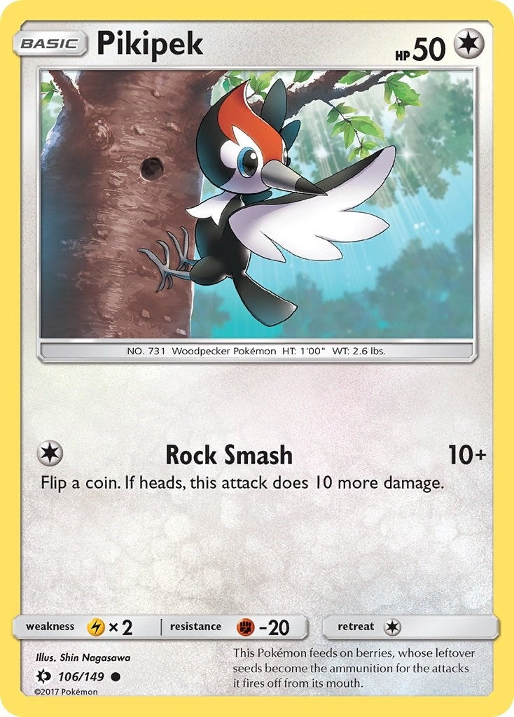 Image for Pikipek (106/149) (SM Base Set) - Pokemon