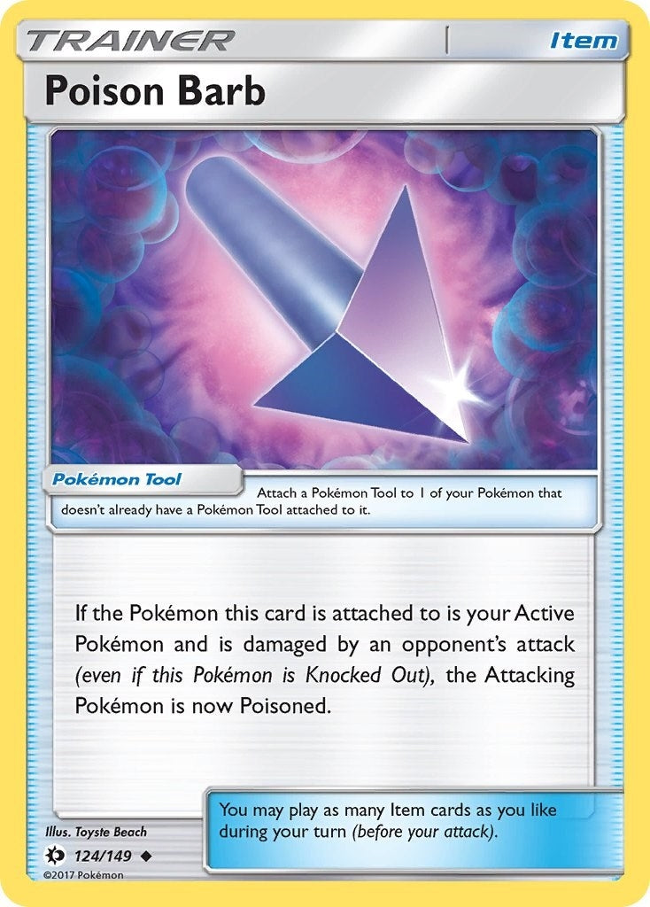 Image for Poison Barb (124/149) (SM Base Set) - Pokemon