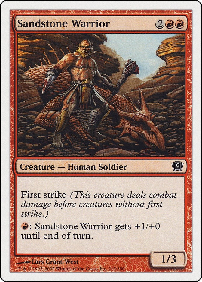 Sandstone Warrior (215) (9th Edition)
