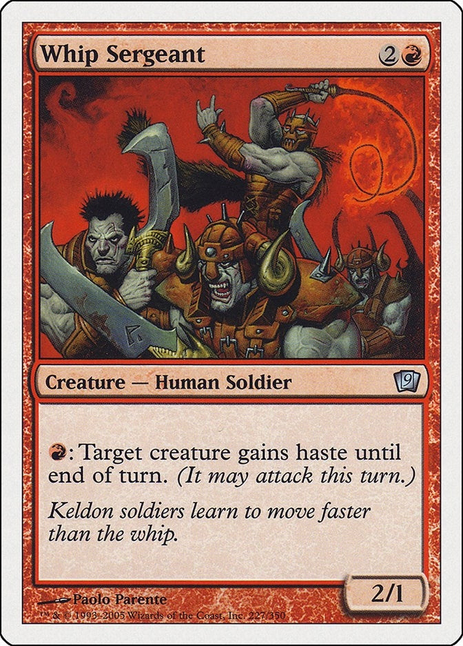 Whip Sergeant (227) (9th Edition)