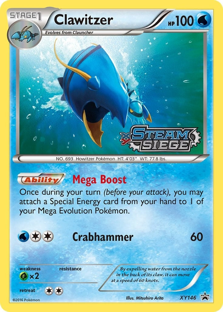 Image for Clawitzer (XY Steam Siege Prerelease) (XY146) (XY Promos) - Pokemon