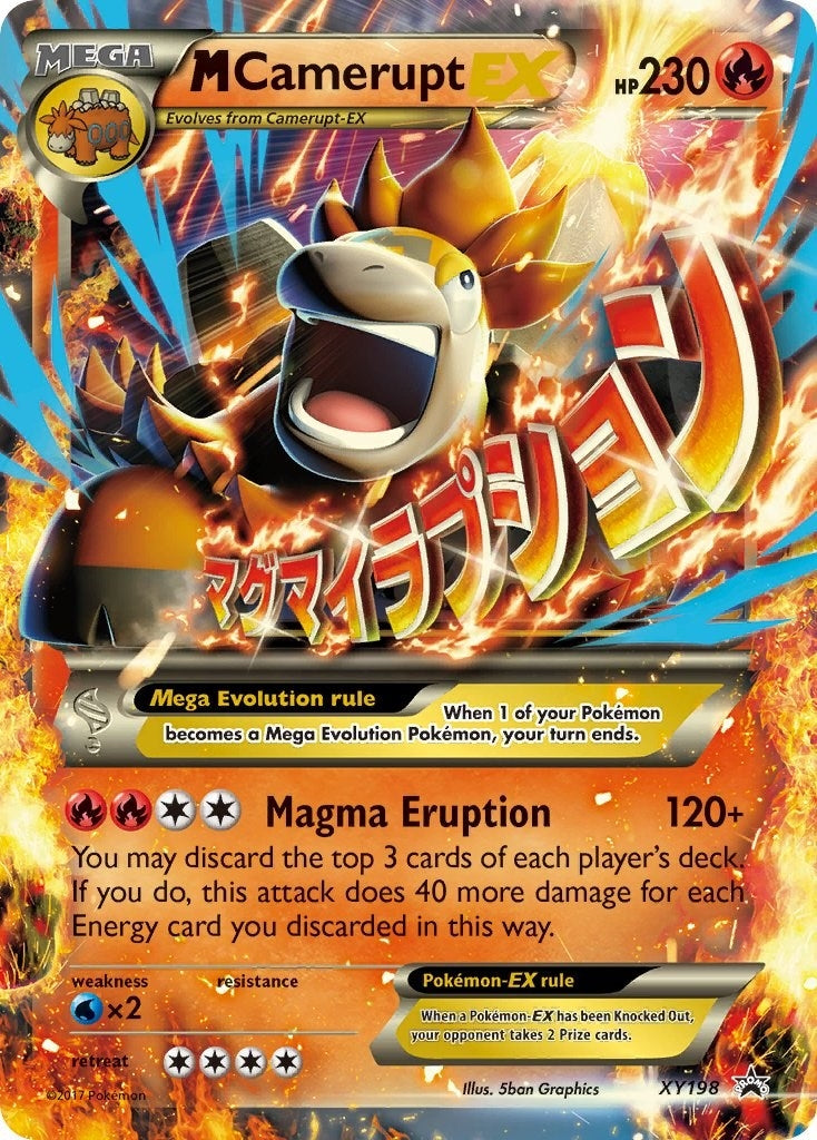 Image for M Camerupt EX - XY198 (XY198) (XY Promos) - Pokemon