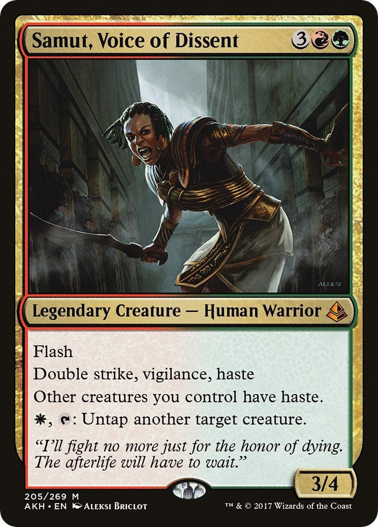 Samut, Voice of Dissent (205) (Amonkhet)