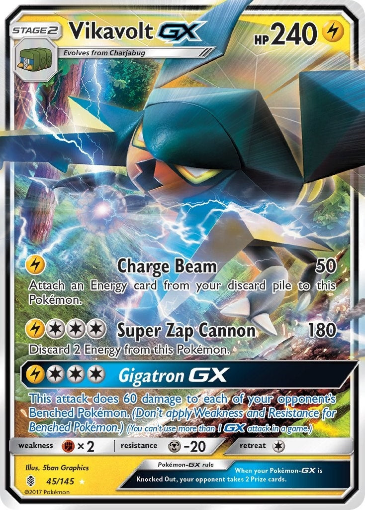 Image for Vikavolt GX (45/145) (SM - Guardians Rising) - Pokemon