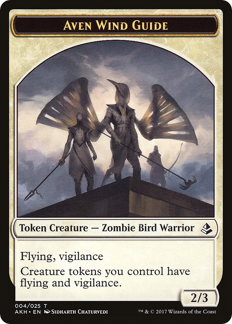 Aven Wind Guide // Hippo Double-Sided Token (4 // 22) (Amonkhet)
