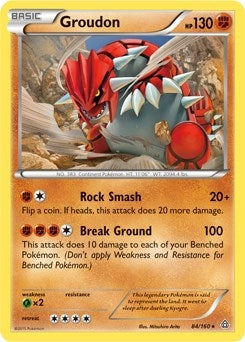 Image for Groudon - 84/160 (XY Primal Clash) (084/160) (Deck Exclusives) - Pokemon