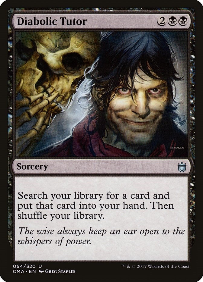 Diabolic Tutor (54) (Commander Anthology)