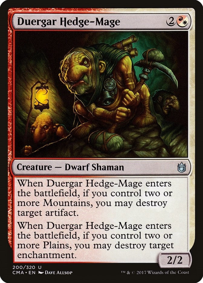 Duergar Hedge-Mage (200) (Commander Anthology)