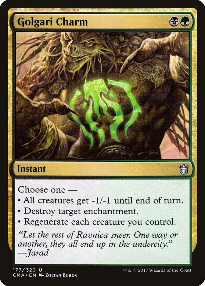 Golgari Charm (177) (Commander Anthology)