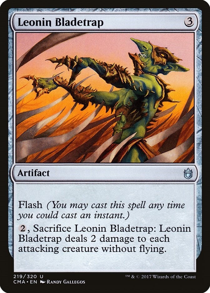 Leonin Bladetrap (219) (Commander Anthology)
