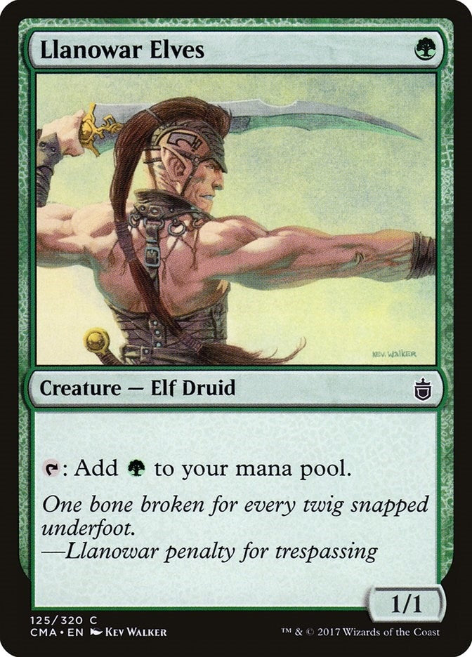 Llanowar Elves (125) (Commander Anthology)