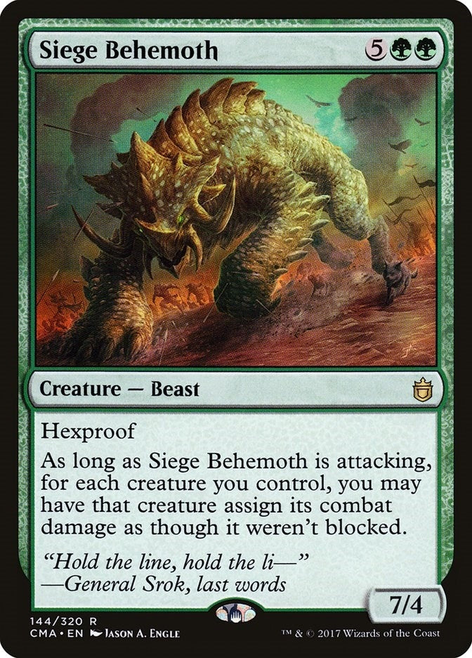 Siege Behemoth (144) (Commander Anthology)