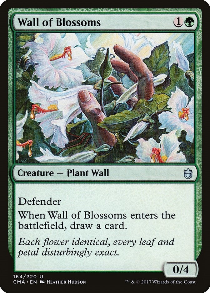 Image for Wall of Blossoms (164) - Magic: The Gathering