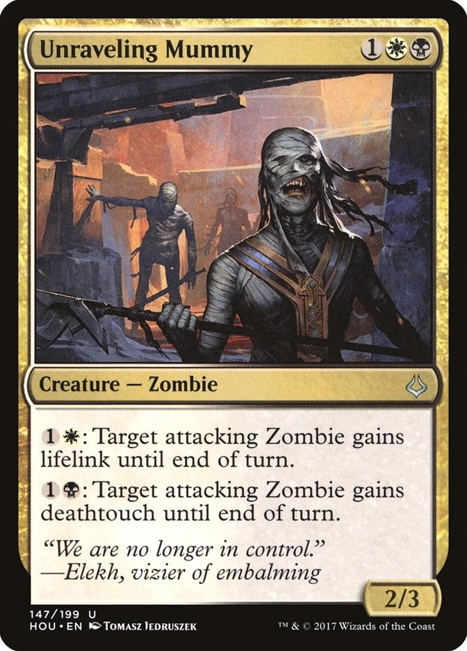 Image for Unraveling Mummy (147) - Magic: The Gathering