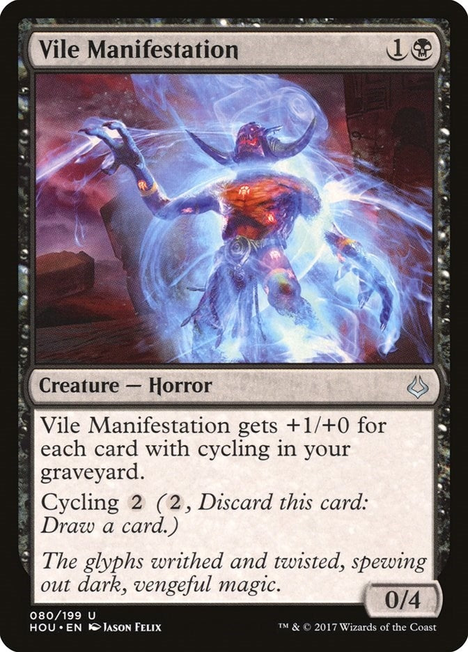 Image for Vile Manifestation (80) - Magic: The Gathering