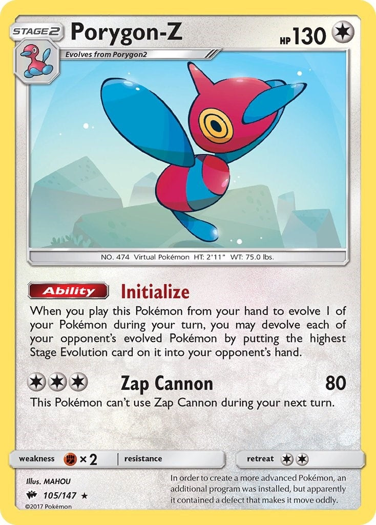 Image for Porygon-Z (105/147) (SM - Burning Shadows) - Pokemon