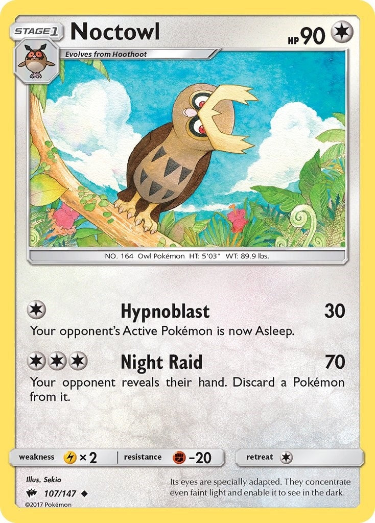 Image for Noctowl (107/147) (SM - Burning Shadows) - Pokemon