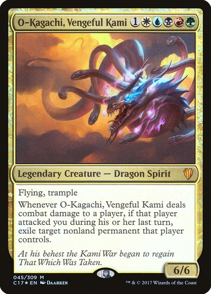 O-Kagachi, Vengeful Kami (45) (Commander 2017)