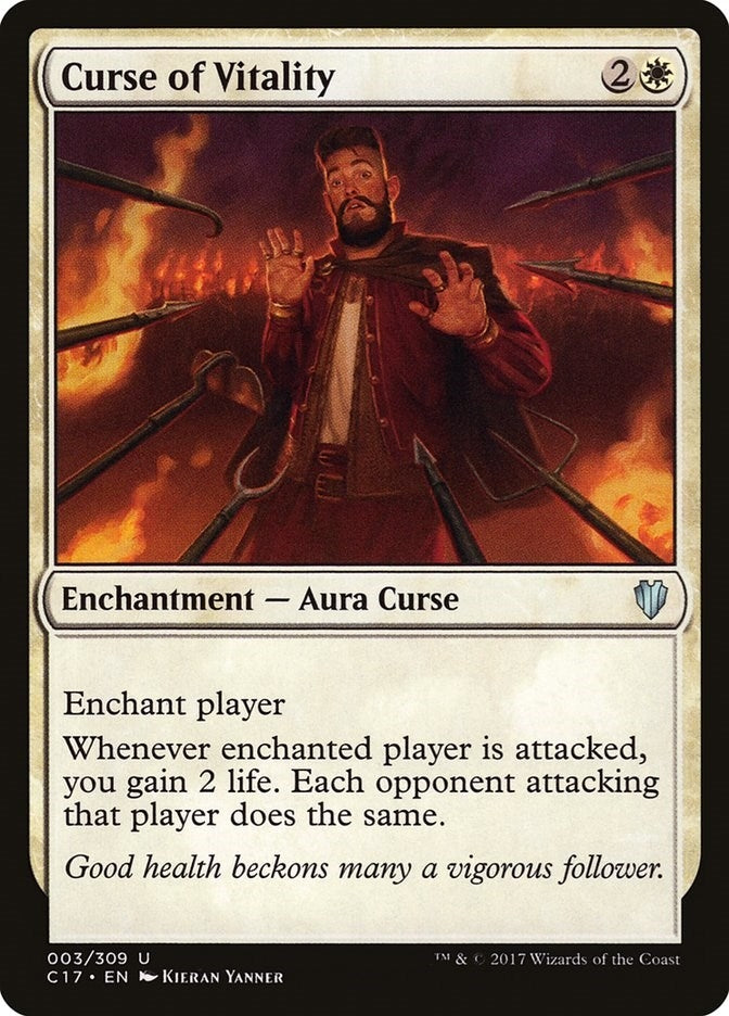 Curse of Vitality (3) (Commander 2017)