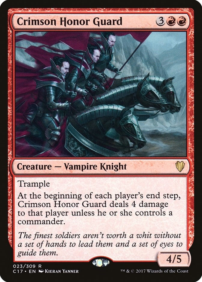 Crimson Honor Guard (23) (Commander 2017)