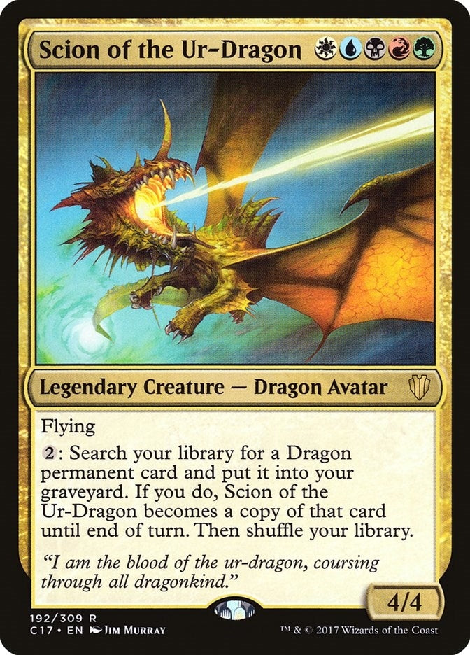 Scion of the Ur-Dragon (192) (Commander 2017)