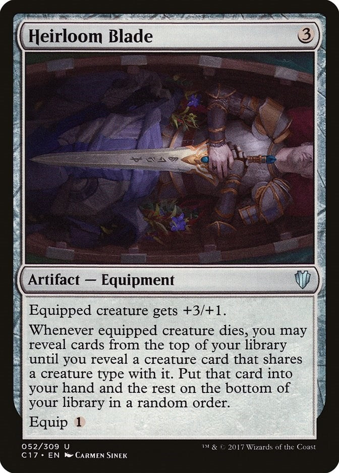 Heirloom Blade (52) (Commander 2017)