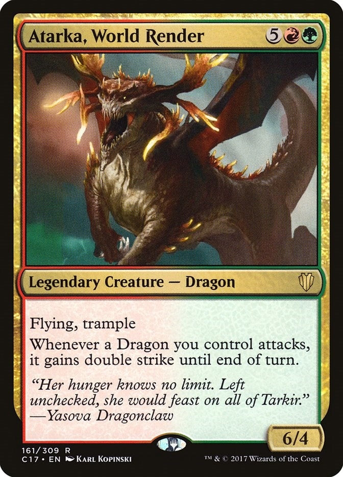Atarka, World Render (161) (Commander 2017)