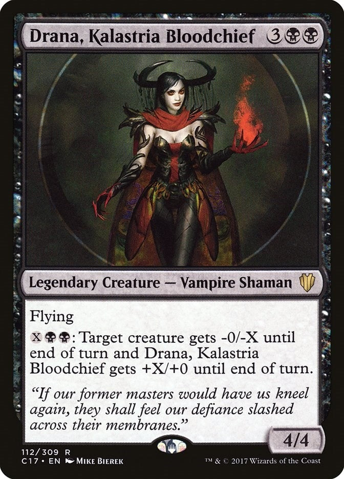 Drana, Kalastria Bloodchief (112) (Commander 2017)