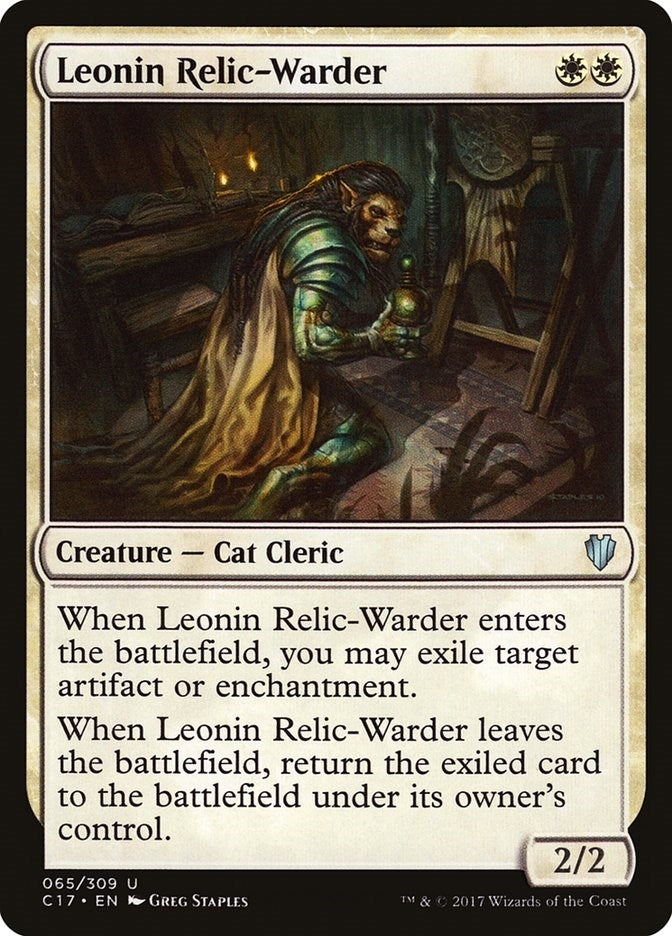 Leonin Relic-Warder (65) (Commander 2017)