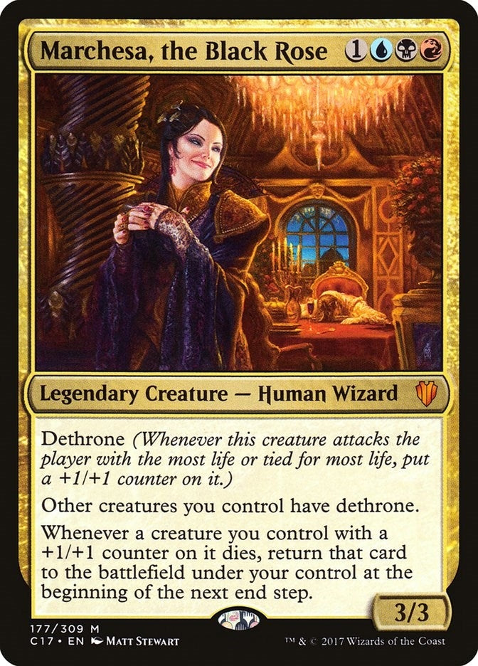 Marchesa, the Black Rose (177) (Commander 2017)