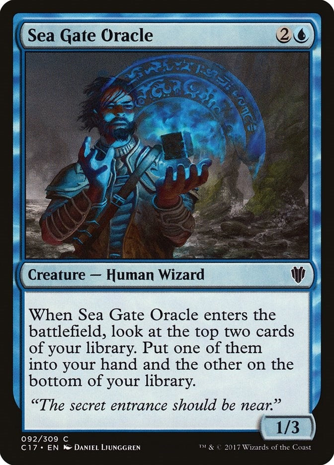 Sea Gate Oracle (92) (Commander 2017)