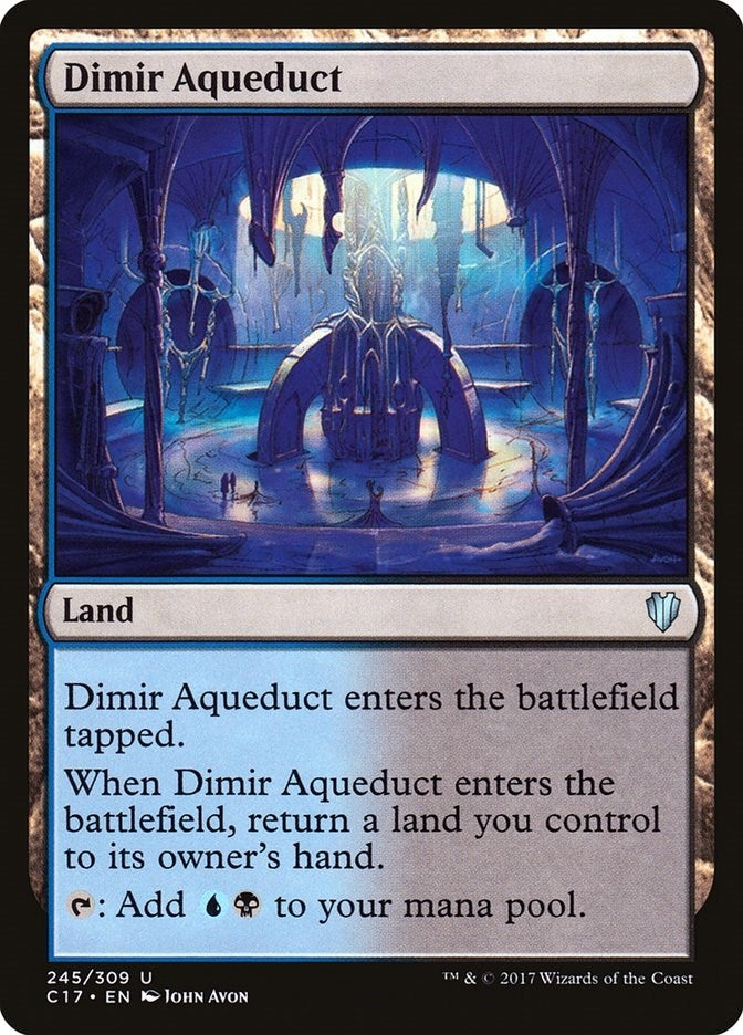 Dimir Aqueduct (245) (Commander 2017)