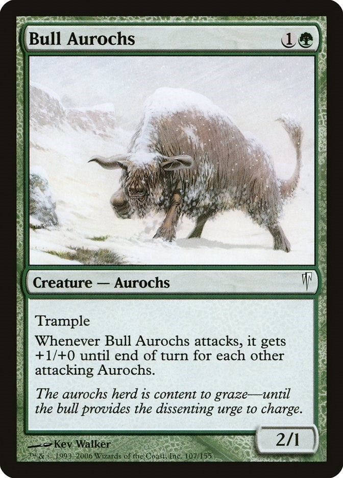 Bull Aurochs (107) (Coldsnap)