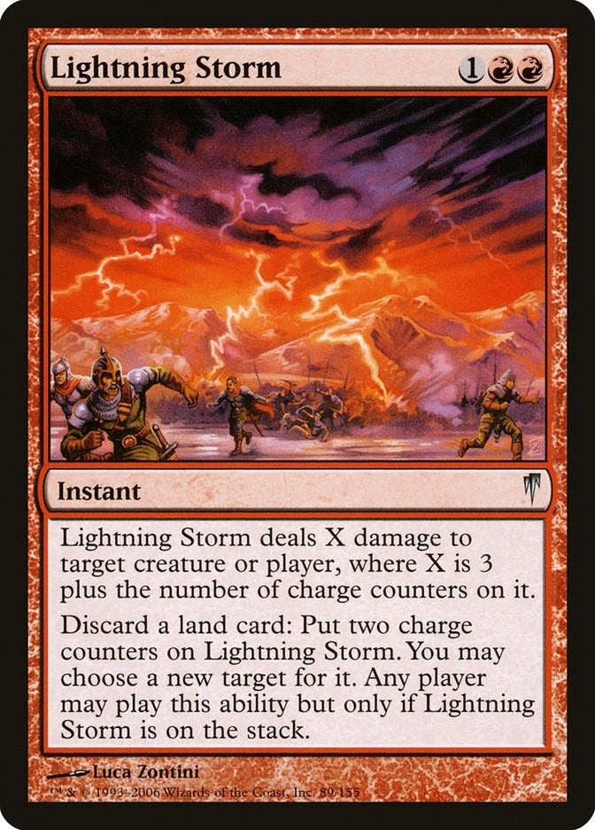 Lightning Storm (89) (Coldsnap)