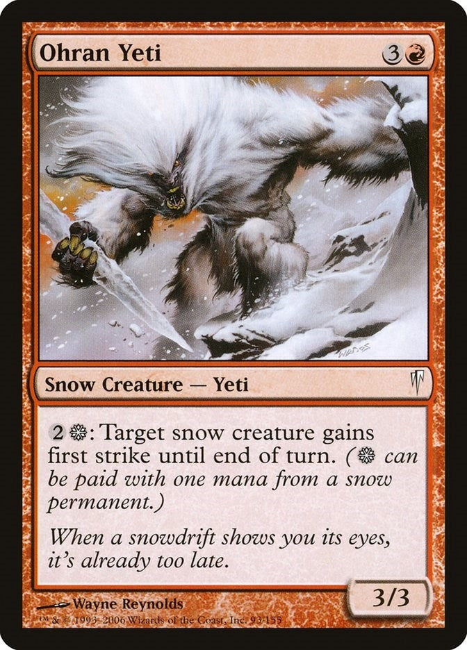 Ohran Yeti (93) (Coldsnap)