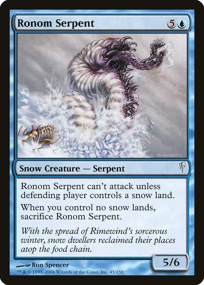 Ronom Serpent (45) (Coldsnap)