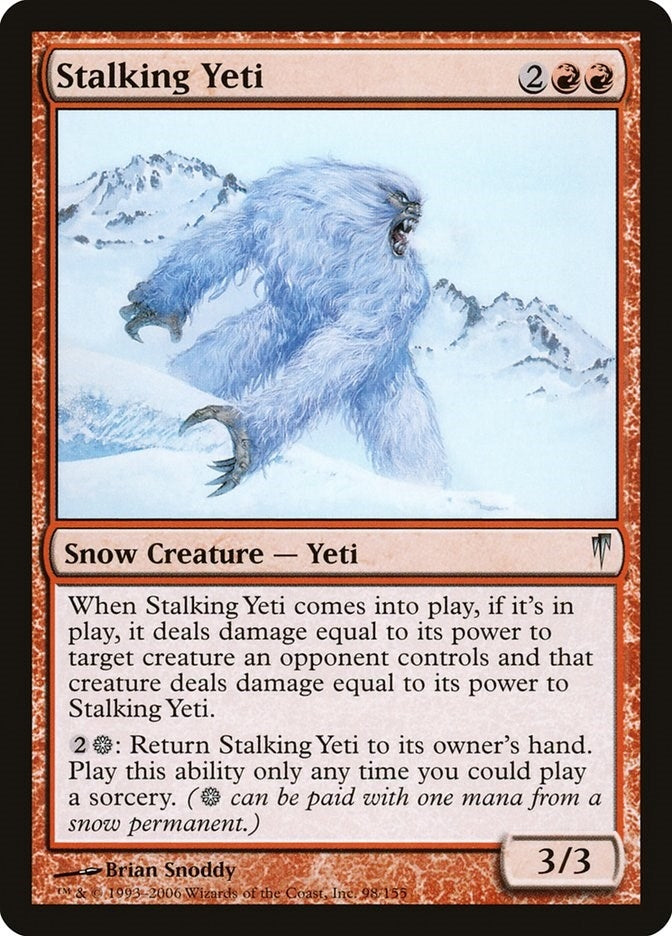 Stalking Yeti (98) (Coldsnap)