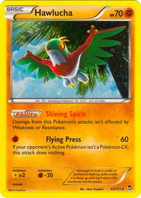 Image for Hawlucha - 63/111 (Cosmos Holo) (063/111) (Blister Exclusives) - Pokemon