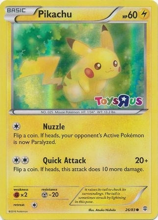 Image for Pikachu - 26/83 (Toys R Us) (026/083) (Miscellaneous Cards & Products) - Pokemon