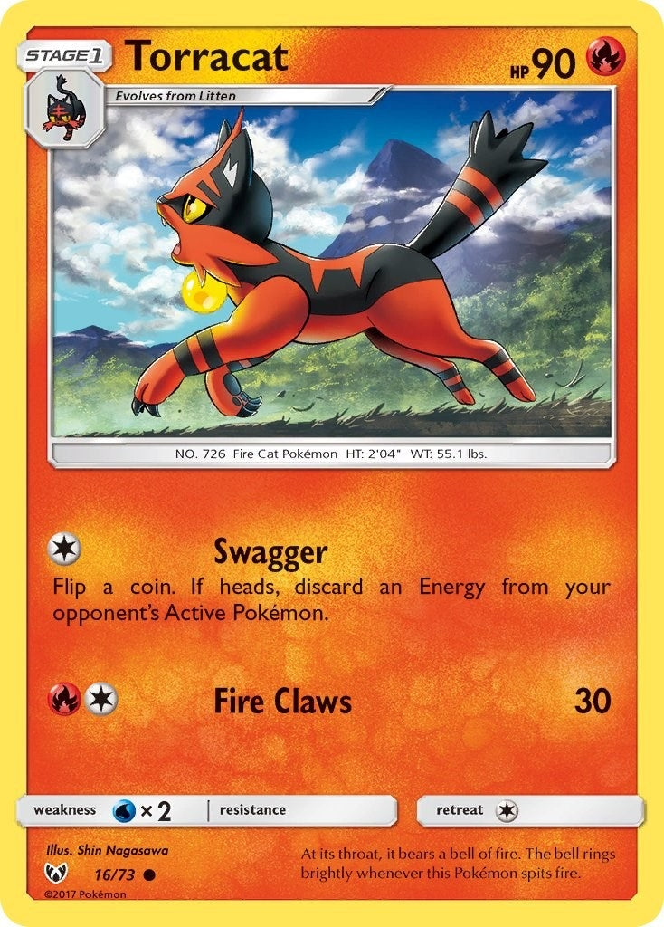 Image for Torracat (16/73) (Shining Legends) - Pokemon
