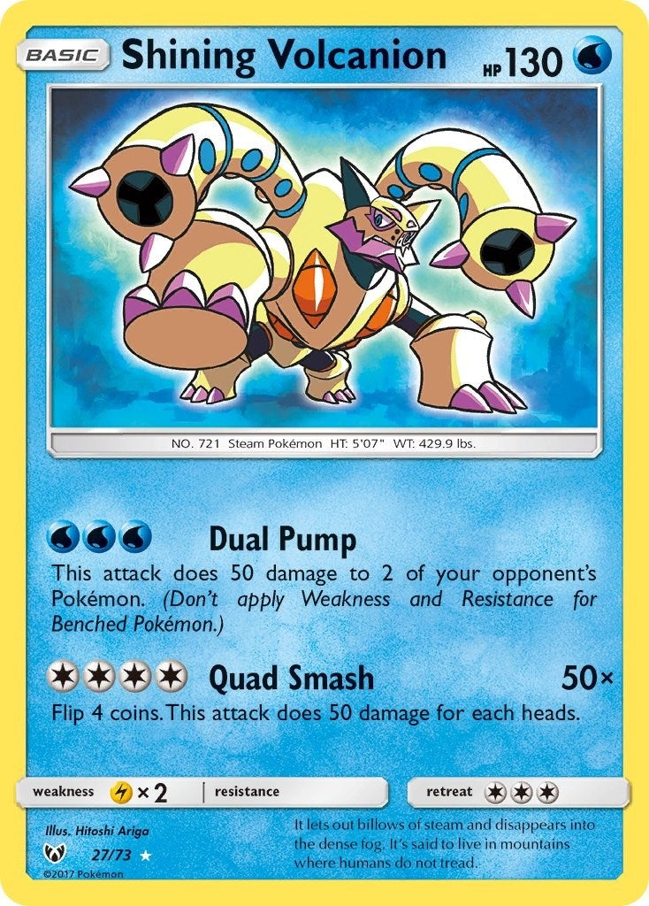 Image for Shining Volcanion (27/73) (Shining Legends) - Pokemon