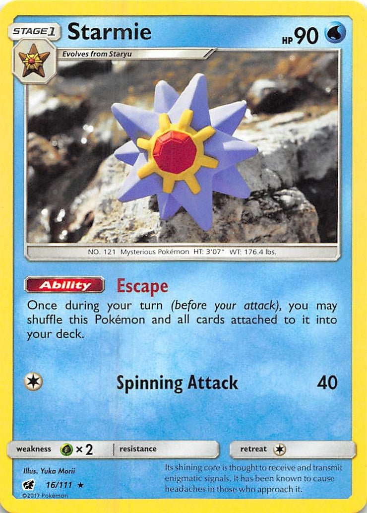 Image for Starmie (16/111) (SM - Crimson Invasion) - Pokemon