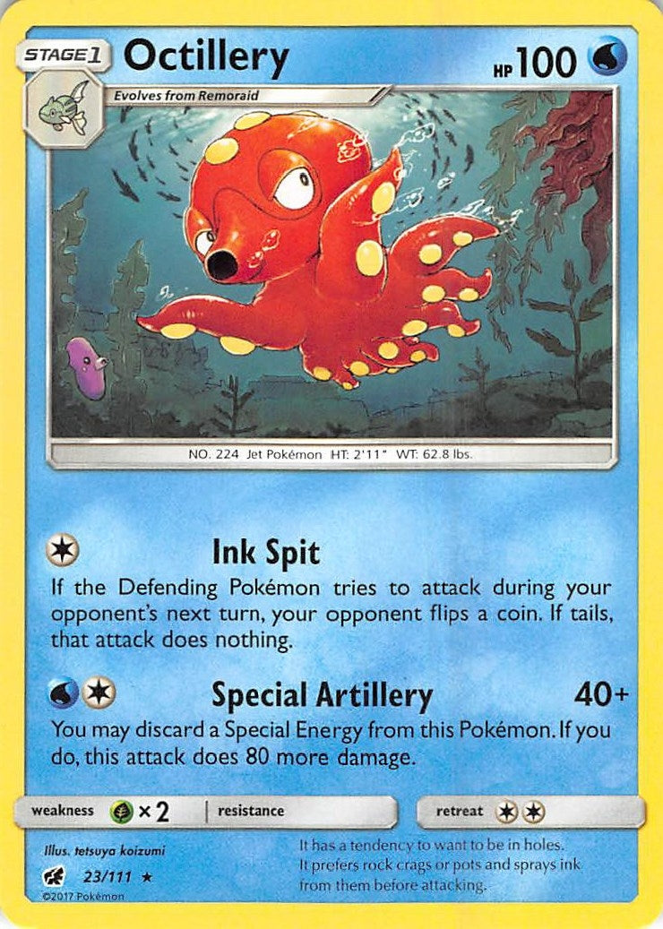 Image for Octillery (23/111) (SM - Crimson Invasion) - Pokemon