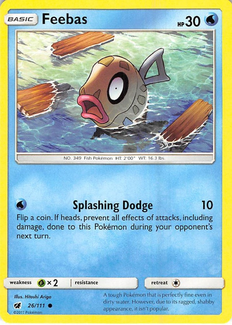 Image for Feebas (26/111) (SM - Crimson Invasion) - Pokemon