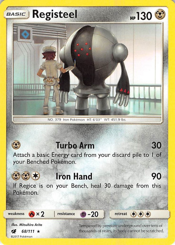 Image for Registeel (68/111) (SM - Crimson Invasion) - Pokemon