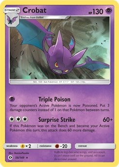 Image for Crobat - 56/149 (Prerelease Kit Exclusive) (056/149) (Deck Exclusives) - Pokemon