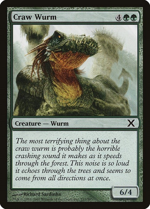 Craw Wurm (257) (10th Edition)