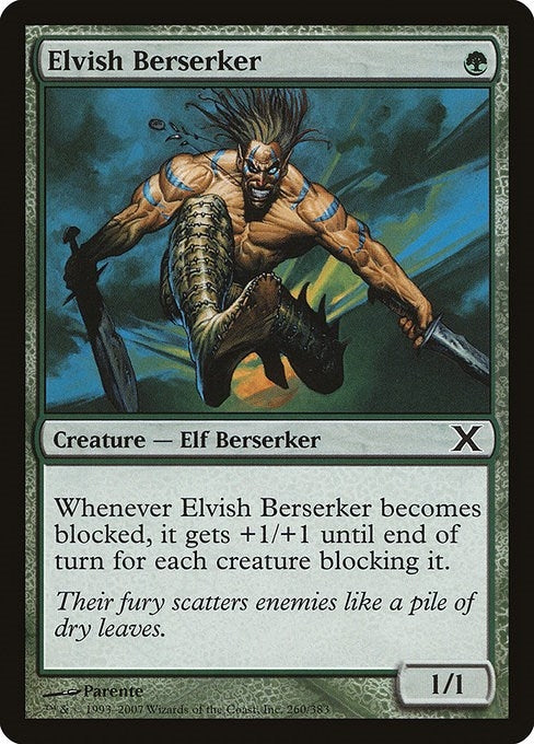 Elvish Berserker (260) (10th Edition)