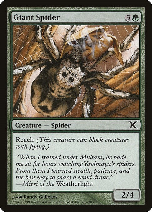 Giant Spider (267) (10th Edition)